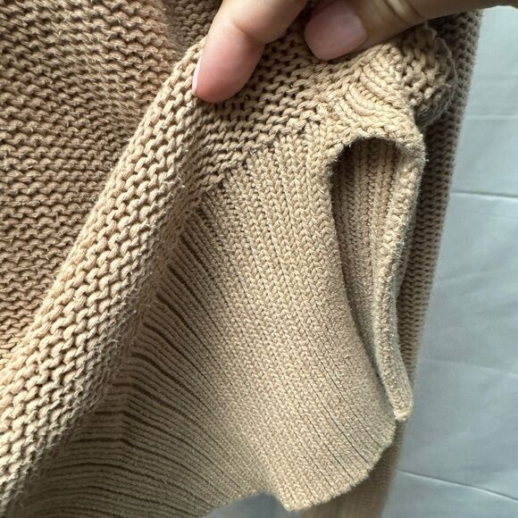 T Alexander Wang Oversized Knit Hoodie Camel - Picture 5 of 7